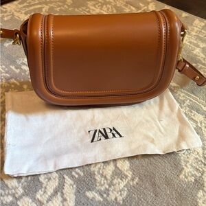 Zara Brown Crossbody Bag
